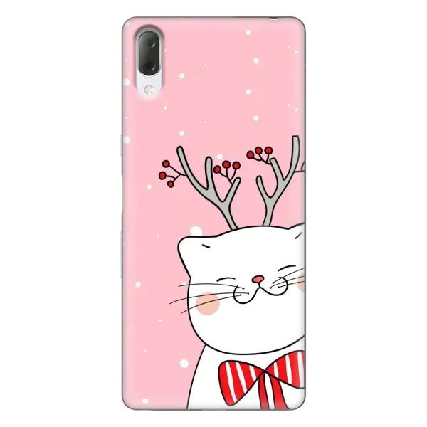 Чехол с принтом «Зимний кот» для Sony Xperia L3 Чехол с принтом «Зимний кот» для Sony Xperia L3