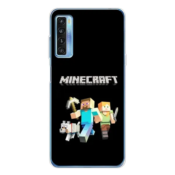 Чохол з принтом «герої Minecraft» для TCL 20L Plus Чохол з принтом «герої Minecraft» для TCL 20L Plus
