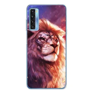 Чохол з картинкою ЛЕВ для TCL 20L Plus (VPrint) (Красочний Лев)