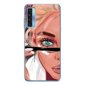 Чохол з друком для TCL 20L Plus - (Мода) (AlphaPrint) (Макіяж)