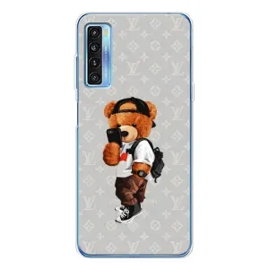Бренднові Чохли для TCL 20L Plus - (PREMIUMPrint) (Ведмедик Луі)