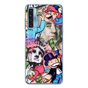 Чохли з крутими принтами для TCL 20L Plus - (PREMIUMPrint) (Monopoly man)