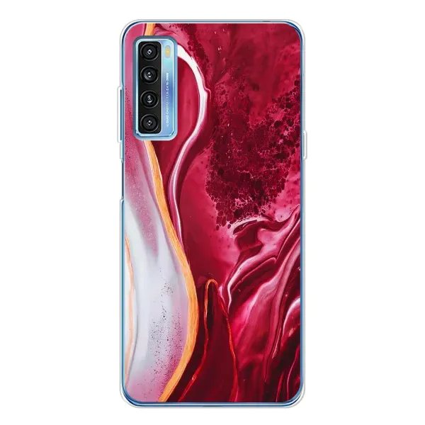 Чохол з принтом «Мрамор червоний» для TCL 20L Plus Чохол з принтом «Мрамор червоний» для TCL 20L Plus