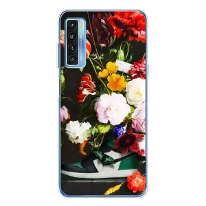 Бренднові Чохли для TCL 20L Plus - (PREMIUMPrint) (Nike цветы)