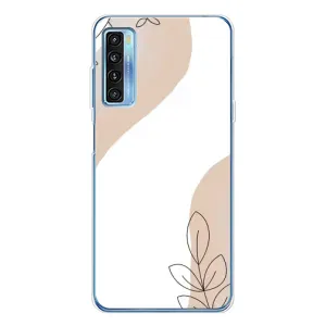 Чохол з принтом «Нюдова гілочка абстракція» для TCL 20L Plus