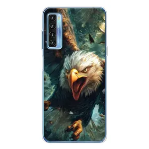 Чохол з картинкою 'Хижаки' для TCL 20L Plus (Орел у польоті)