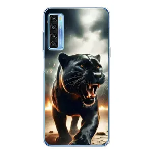 Чохол з картинкою 'Хижаки' для TCL 20L Plus (Чорна пантера)