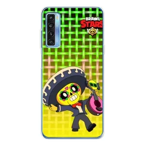 Чехлы Brawl Stars для TCL 20L Plus (AlphaPrint) (Поко в самбреро)