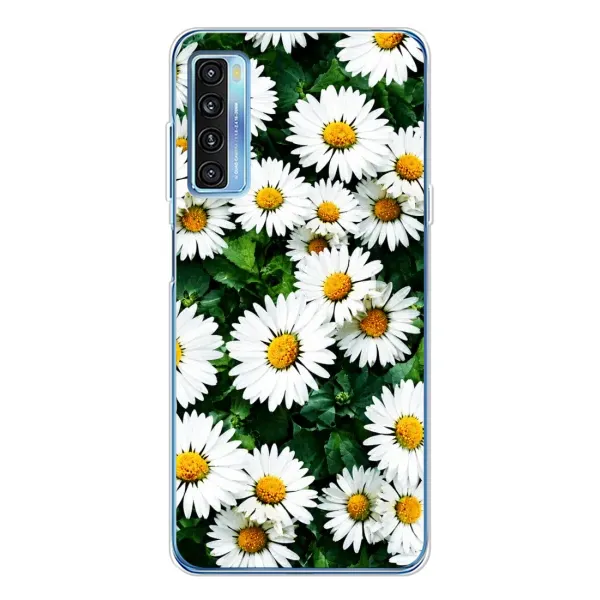 Чехол с принтом «Ромашки» для TCL 20L Plus