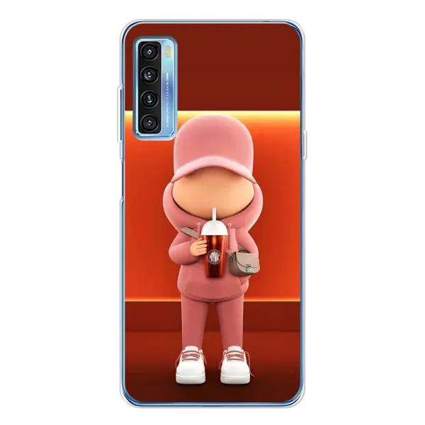 Чохол з принтом «З Кавою» для TCL 20L Plus
