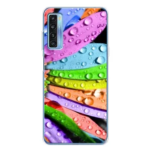 Чехлы (ART) Цветы на TCL 20L Plus (VPrint) (Семицветик)