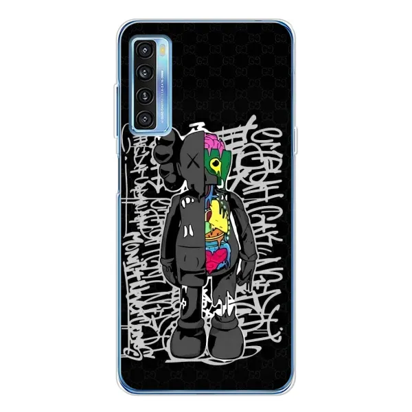 Чохол з принтом «Стиль Bearbrick» для TCL 20L Plus