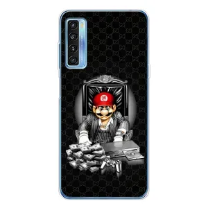 Чохли з крутими принтами для TCL 20L Plus - (PREMIUMPrint) (Супер Маріо)