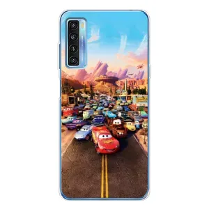 Силиконовый чехол Маквин для TCL 20L Plus (Тачки на трассе)