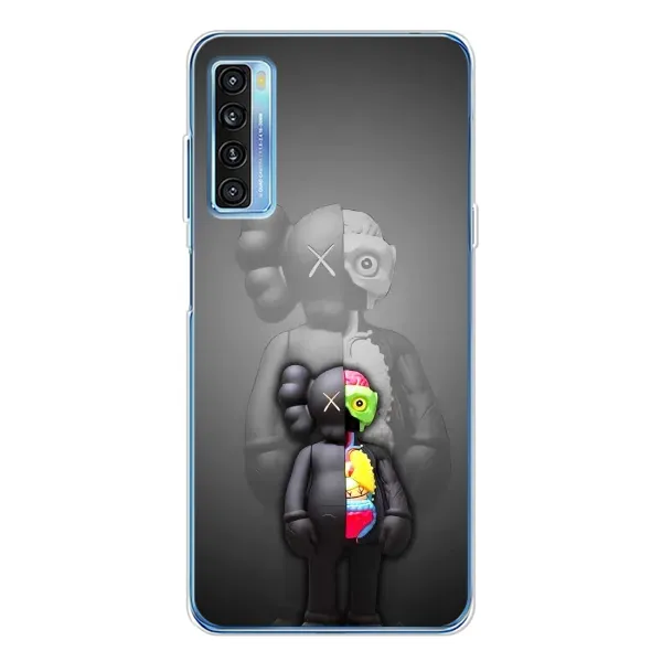 Чохол з принтом «Тіло Bearbrick» для TCL 20L Plus
