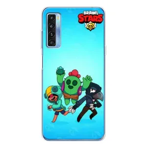 Чехлы Brawl Stars для TCL 20L Plus (AlphaPrint) (Тріо героїв)