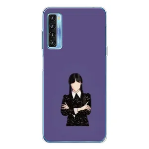 Чохли Венсдей на TCL 20L Plus Уенсдей (AlphaPrint) (Венздей у чорному)