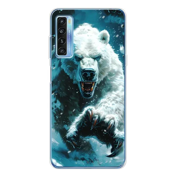 Чохол з принтом «Полярний ведмідь» для TCL 20L Plus
