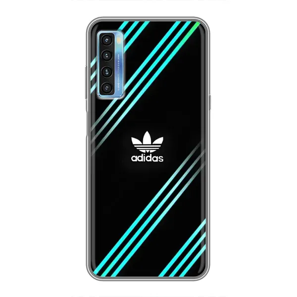 Чохол з принтом «Адідас з полосами» для TCL 20L