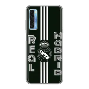 ФК Реал Мадрид чохли для TCL 20L (AlphaPrint) (чорно білий Реал)