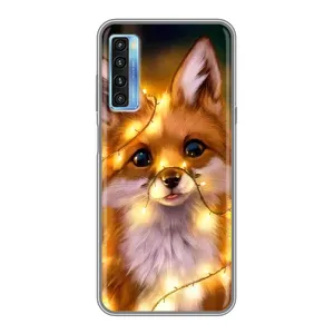 Чохли з картинкою Лисичка для TCL 20L (VPrint) (Лисичка в гірляндах)