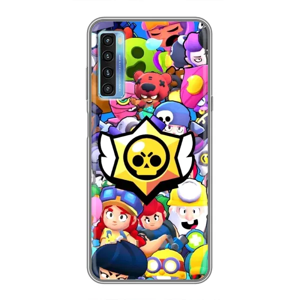 Чохол з принтом «Лого Brawl Stars» для TCL 20L