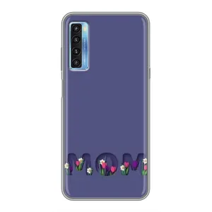 Чохол з принтом «Мама в квітах» для TCL 20L