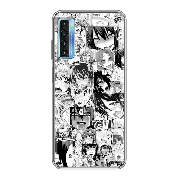 Чохол з принтом «Ahegao manga» для TCL 20L
