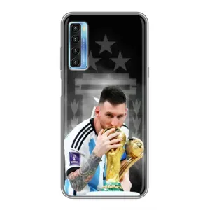 Чохли для TCL 20L (Leo чемпіон) (AlphaPrint) (Мессі Чемпіон)