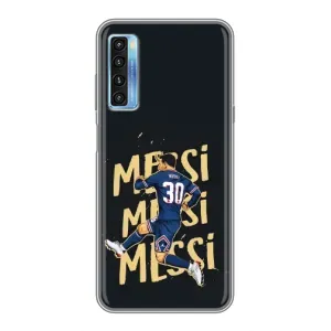 Чохли для TCL 20L (Leo чемпіон) (AlphaPrint) (Messi ПСЖ)