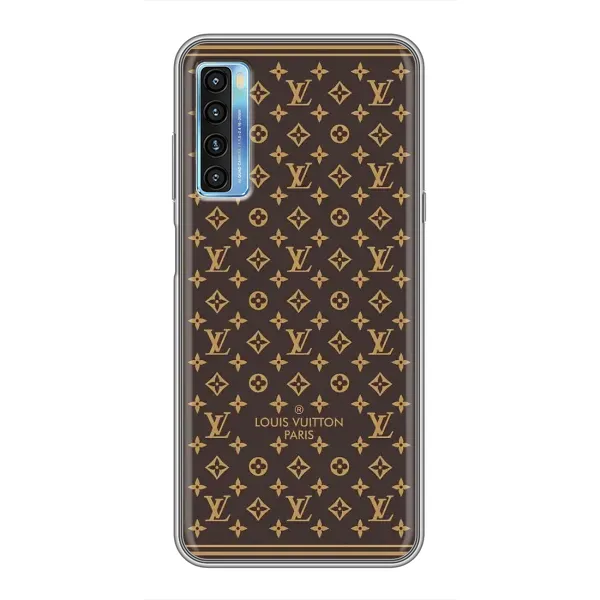 Чохол з принтом «шпалери LV» для TCL 20L Чохол з принтом «шпалери LV» для TCL 20L