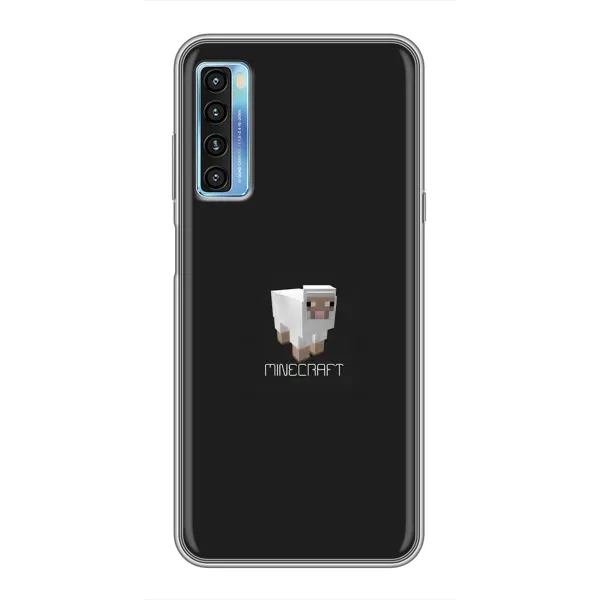 Чохол з принтом «Овечка Майнкрафт» для TCL 20L Чохол з принтом «Овечка Майнкрафт» для TCL 20L