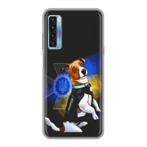Чохли з картинкою собаки Патрон для TCL 20L (AlphaPrint) (Патрон собачка)