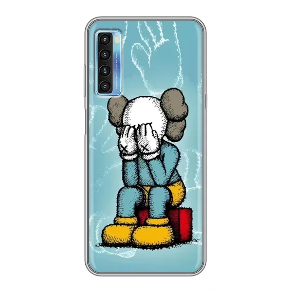 Чохол з принтом «Плач Bearbrick» для TCL 20L