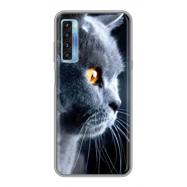 Чохол з принтом «Сірий Кіт» для TCL 20L