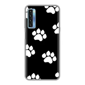 Чохли з собаками для TCL 20L (VPrint) (Сліди собаки)
