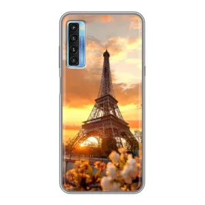 Чехол Эйфелева Башня для TCL 20L - (AlphaPrint) (Солнечная башня)