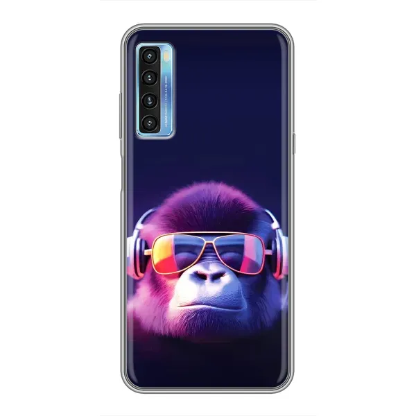 Чохол з принтом «Стильна мавпа» для TCL 20L