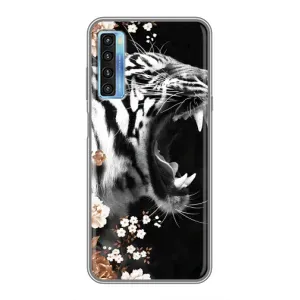 Чохли з картинкою животних TCL 20L (Стильний ТИГР)