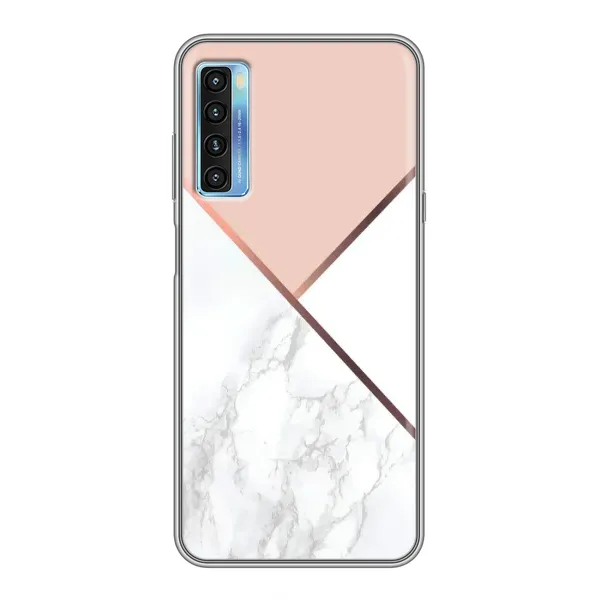 Чохол з принтом «Тройний мрамор» для TCL 20L Чохол з принтом «Тройний мрамор» для TCL 20L