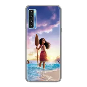 Чохол з принтом «Моана з веслом» для TCL 20L