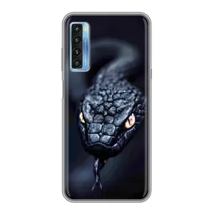 Чохол з принтом «Чорна змія» для TCL 20L