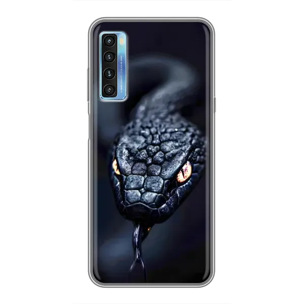 Чохол з принтом «Чорна змія» для TCL 20L