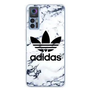 Чохли Адидас для TCL 30 Plus (AlphaPrint) (Адідас на мраморі)