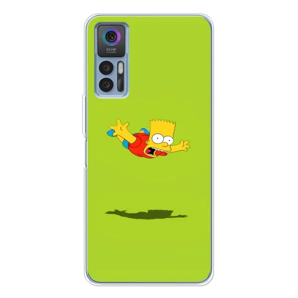 Чехол с принтом «Барт Симпсон» для TCL 30 Plus Чехол с принтом «Барт Симпсон» для TCL 30 Plus