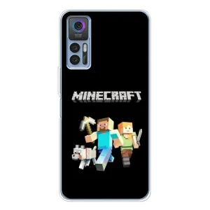 Чохол Майнкрафт на TCL 30 Plus (AlphaPrint) Minecraft (герої Minecraft)