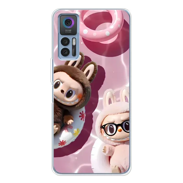 Чехол с принтом «Игрушка Лабубу» для TCL 30 Plus