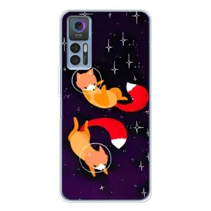 Чохли з картинкою Лисичка для TCL 30 Plus (VPrint) (Лисички космонавти)