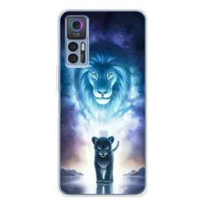 Чохол з картинкою ЛЕВ для TCL 30 Plus (VPrint) (Маленький лев)