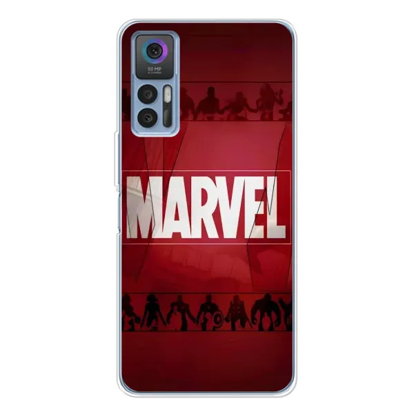 Чехол с принтом «MARVEL» для TCL 30 Plus